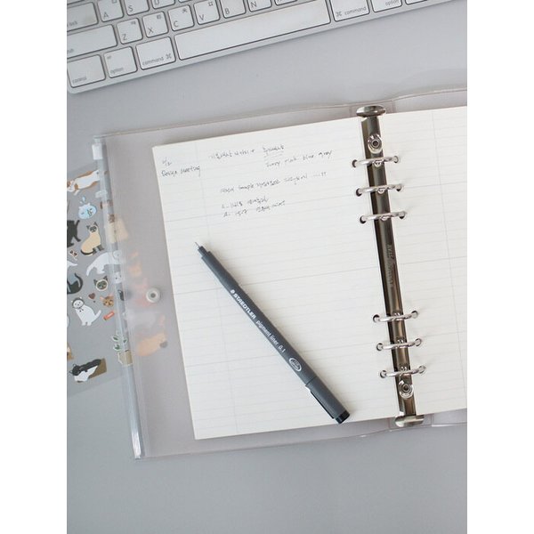 6공 바인더 리필 No.2_free note & weekly