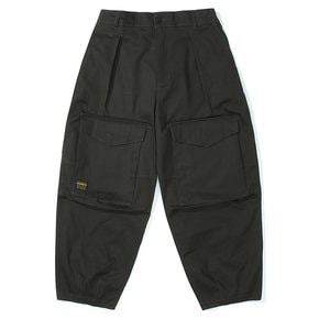 M-LABEL FRONT POCKET BALLOON-FIT PANTS 슬레이트블랙