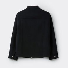 블랙 울 핸드메이드 자켓 CWJAW25701BKX