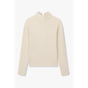 VOV [부산점] 보브)) 버튼 디테일 하이넥 풀오버 (7125450505)