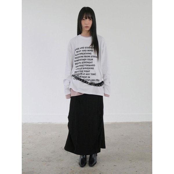 Relaxes Lettering Long Sleeve_WHITE