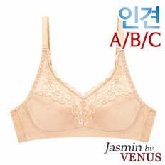 [자스민by비너스]인견 노와이어 풀컵 홑겹브라1종(JBR1265)80A~95C컵