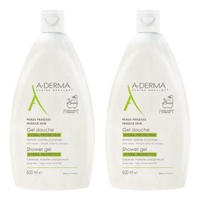 A-DERMA 아더마 하이드라 프로텍티브 샤워젤 500ml 2개