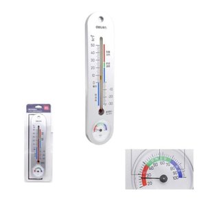 아나로그 벽걸이 실내 실외 온도 습도계 측정기_WC489A4