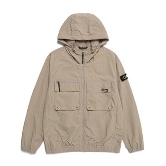 내셔널지오그래픽 N233MJP901 듀공 후드 바람막이 점퍼 OAK BEIGE