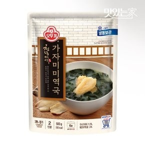 청담미역 가자미 미역국 500g x 3개