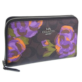 2 F88913 88913 ID MEDIUM ID ZIP WALLET (BROWNIRIS [] [코치] 지갑 레이디스 접는 접 지갑