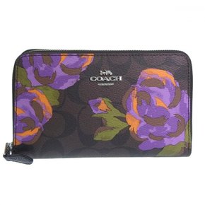 2 F88913 88913 ID MEDIUM ID ZIP WALLET (BROWNIRIS [] [코치] 지갑 레이디스 접는 접 지갑