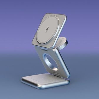 레드빈 더베러 3in1 무선충전기 P1 접이식 휴대용 맥세이프 아이폰 에어팟 애플워치