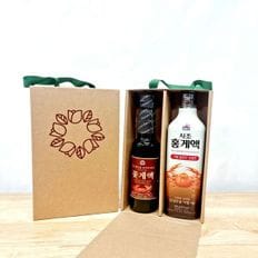 사조 프리미엄 꽃게액550ml + 홍게액900g 선물세트