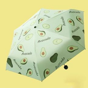 일러스트 상큼한 복숭아 과일 인스타 튀는 양산 우산