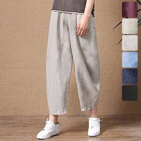 이피야 밴딩 배기 팬츠