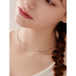 Urielle Fresh water pearl Necklacea(14K Gold)