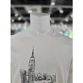 [파주점] [캘빈클라인진]남여공용 클래식핏 그래픽 티셔츠 4RE877G-YAS