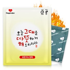 따뜻해 포켓형 미니 핫팩 45g X 100개