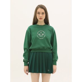 H Logo Pleated Tennis Skirt_Green