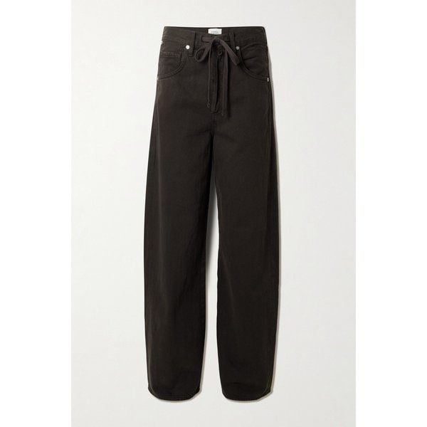 브린 드로우스트링 미드라이즈 와이드 진 46376663163089295