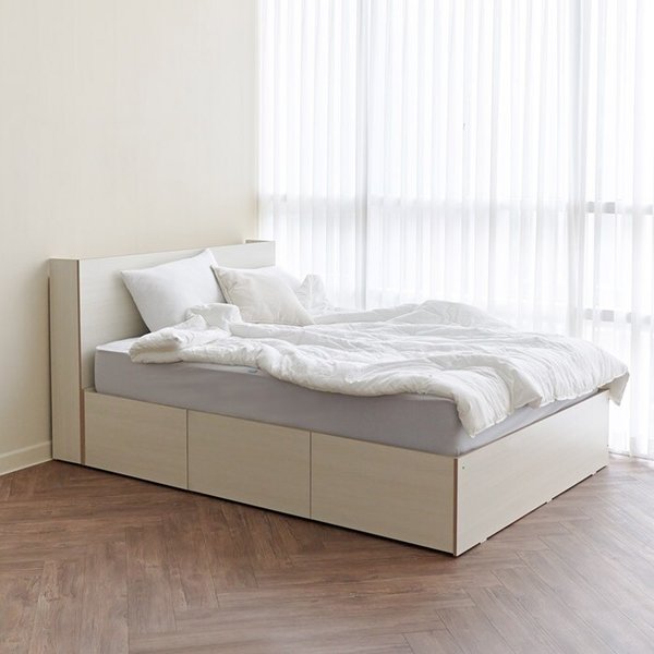 빅수납 LED 침대 SS(듀얼탑 29cm 매트리스) TR5248 (수도권무배)