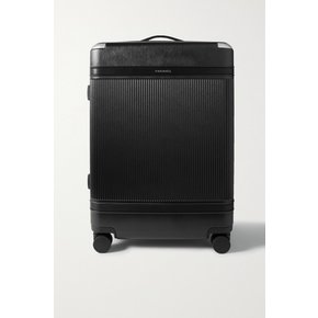 + Net Sustain Aviator Grand Vegan Leather-trimmed Recycled Hardshell Suitcase 블랙