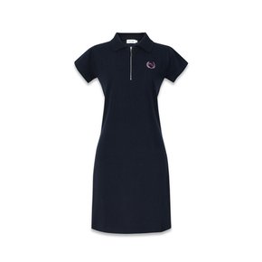 basic slim dress navy