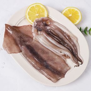 [강영수산]자연산 손질오징어 통오징어 2미(270g) x 1팩 (2마리)