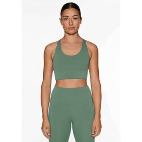 4765669 OYSHO STRAPPY BACK - Light support sports bra mottled light green