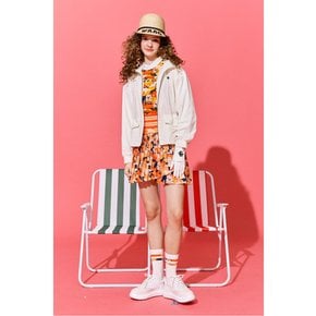 왁[WAAC]골프 (WWWAS24124ORX)여성 Flower Print Knit 베스트