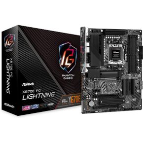 미국 애즈락 메인보드 ASRock 마더보드 X670E PG Lightning Support AMD AM5 RYZEN 7000 Series