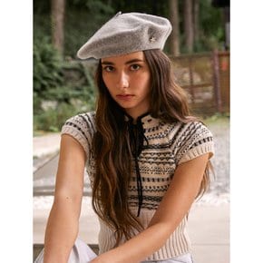 ADORABLE WOOL GRAY BERET