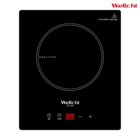 1구 인덕션 빌트인 1인용 가정용 업소용 샤브샤브 전기레인지 매립형 KRI-1200