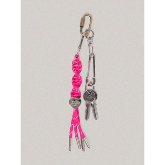 프렌즈손데토이 Multi rope key ring Pink