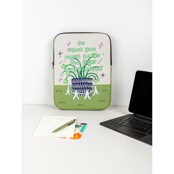 노트북 파우치 해피니스 클로버 (아이패드 11/13/15인치)