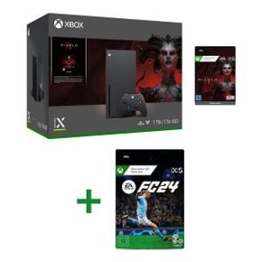 독일 마이크로소프트 엑스박스 시리즈 S Xbox Series X Diablo IV Bundle EA SPORTS FC 24 Stand