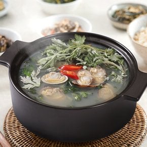 [춘백이네] 바지락쑥국세트 (바지락 1kg+쑥 100g)
