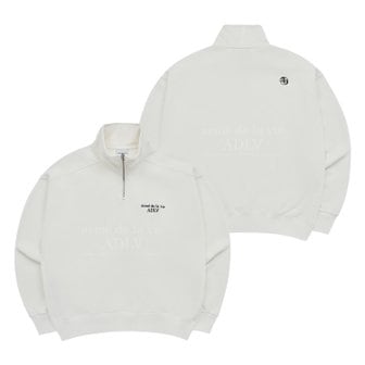 아크메드라비 BASIC LOGO NEEDLEWORK PULLOVER SWEATSHIRT CREAM 니들워크풀오버 크림 SWPLBS-CRM