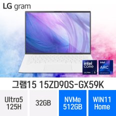 LG전자 2024 그램15 15ZD90S-GX59K - 램 32GB/ NVMe 1TB/ 윈도우11 홈