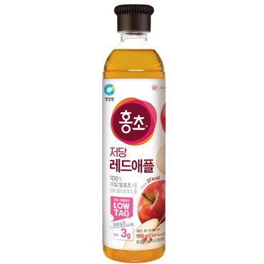청정원 홍초 저당 레드&애플 (기능성) 900ml