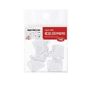 아트 페그보고리(부착용/투명)타공판고리 타공판부착고리 (S40917637)