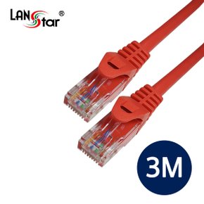 D[10013]UTP 랜케이블, CAT.5E DIRECT, 3M-RED