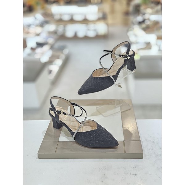 [시흥점] 여성 6센티 글리터 슬링백 샌들 (712612002)