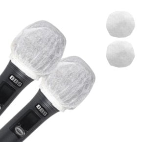 일회용 부직포 마이크 커버 2P 1SET 화이트