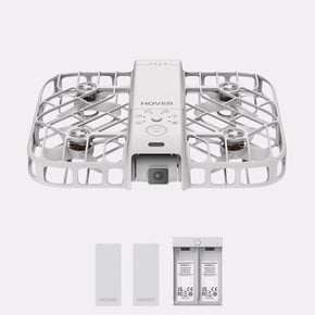 (세기 정품) HOVERAir X1 Smart Combo Special PKG (White) 조종 없이 비행하는 AI 플라잉카메라