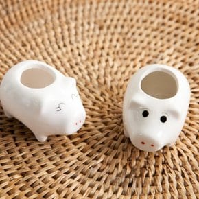돼지화분(2pcs) 5x3cm