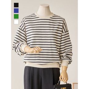 루즈핏 배색 단가라 맨투맨 T2602TS011A_P416522649