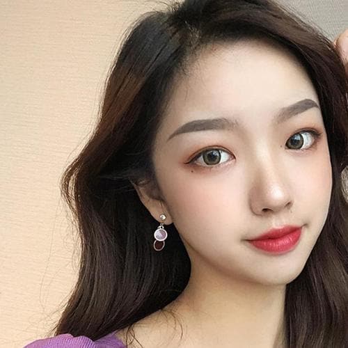 [더블디] 레이어드 링 큐빅 골드 귀걸이 이어링 실버925 BLS112(1)