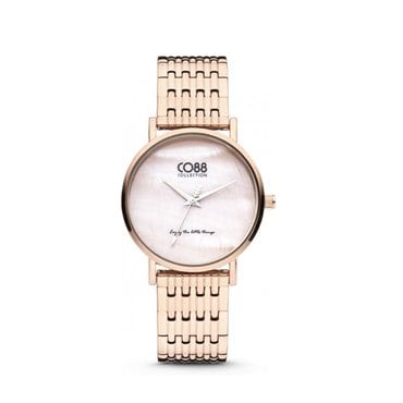 발란스3000 [CO88] 자개 스틸 스트랩 손목시계 8CW-10068