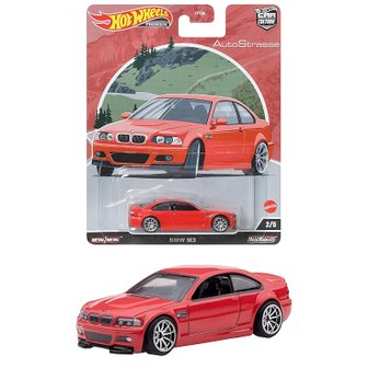  핫윌 Hot Wheels 카칼차- 아웃 스트라세 - BMW M3 E46 3살~ HCK19 레드