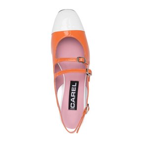 [해외배송] 카렐 파리 슬링백 ABRICOT2490ORANGE/BLANC