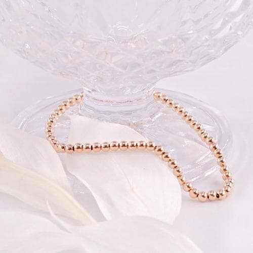 14k 3mm 볼 체인 팔찌 OPPB1550(1)