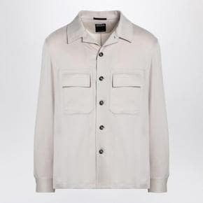 24FW 에르메네질도제냐 긴팔 셔츠 SOT6BE8V46 P ZEGNA 926 WHITE